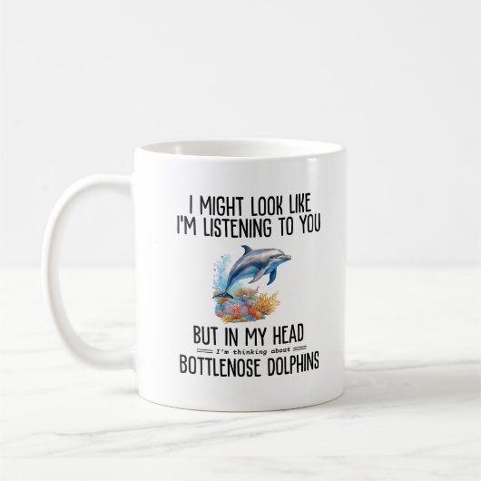 Bottlenose Delphine Kaffeetasse (Links)