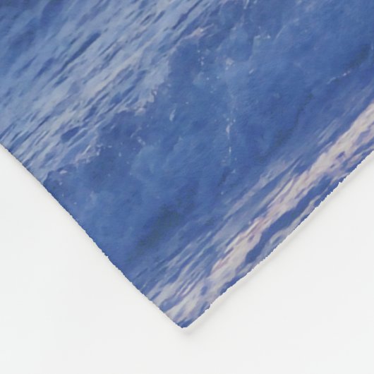 Bottlenose Dolphin bei Sonnenaufgang Fleecedecke (Ecke)