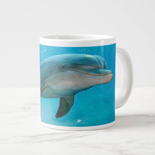 Bottlenose Dolphin Jumbo-Tasse (Vorderseite Rechts)