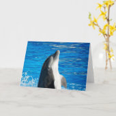 Bottlenose Dolphin Karte (Gelbe Blume)