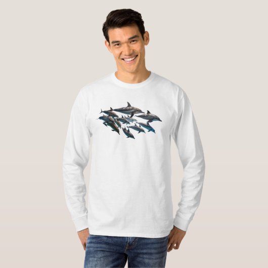 Bottlenose Dolphin Long T - Shirt (Vorne ganz)