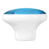 Bottlenose Dolphin looks at the camera under water Keramikknauf (Seitenansicht)