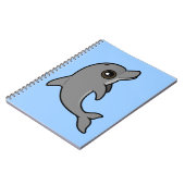 Bottlenose Dolphin Notizblock (Linke Seite)