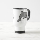 Bottlenose Dolphin Reisebecher (VorderseiteRechts)