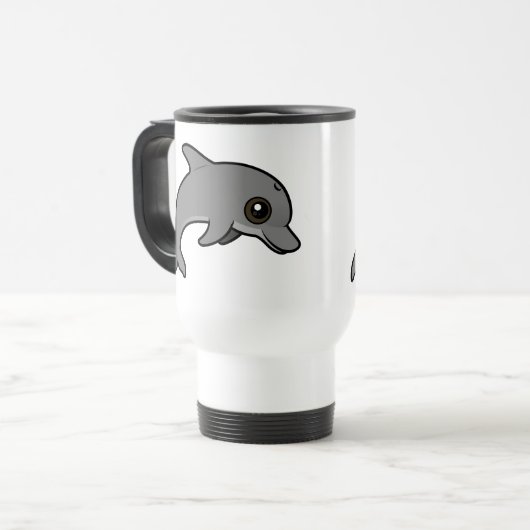 Bottlenose Dolphin Reisebecher (Vorderseite Links)