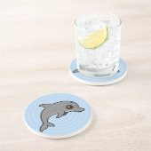 Bottlenose Dolphin Untersetzer (Seite)