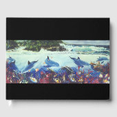 Bottlenose Dolphins Ocean Fish Gästebuch (Vorderseite)