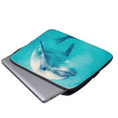 Bottlenosed Delphin Unterwasser Laptopschutzhülle (Vorne Knopf)