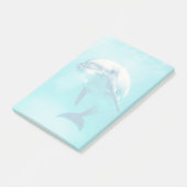 Bottlenosed Delphin Unterwasser Post-it Klebezettel (angewinkelt)