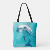 Bottlenosed Delphin Unterwasser Tasche (Rückseite)