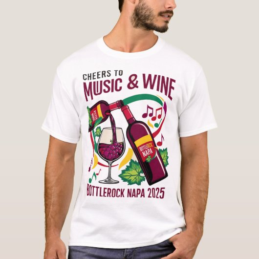 BottleRock 2025 Collector’s Edition Band T-Shirt (Vorderseite)