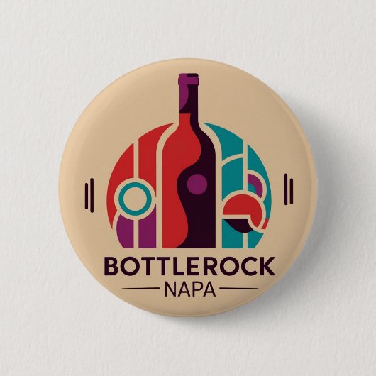 BottleRock Napa Valley Button | Festival-Inspirier (Vorderseite)