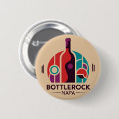 BottleRock Napa Valley Button | Festival-Inspirier (Vorne & Hinten)