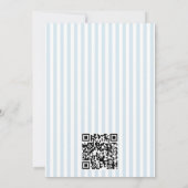 Bottles and Brunch Doodle Baby Shower QR Code Einladung (Rückseite)