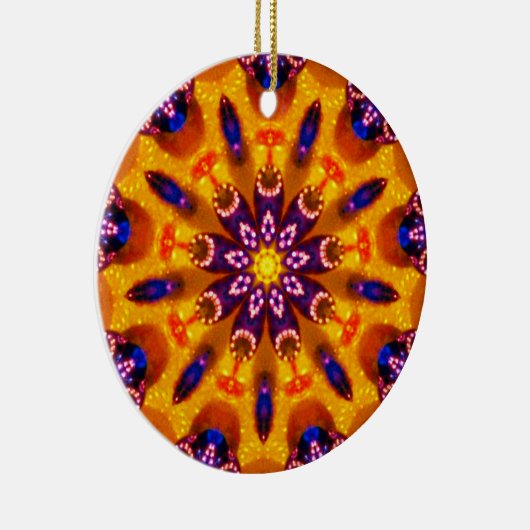 Bottletops Kaleidoskop Keramik Ornament (Rechts)