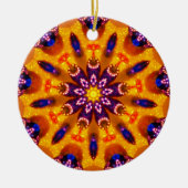 Bottletops Kaleidoskop Keramik Ornament (Vorne)