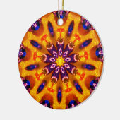Bottletops Kaleidoskop Keramik Ornament (Links)