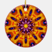 Bottletops Kaleidoskop Keramik Ornament (Hinten)