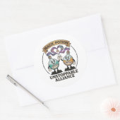 Botto Marke Unstoppable Alliance Retro Magic Potio Runder Aufkleber (Umschlag)