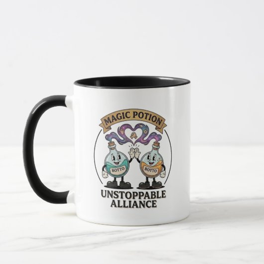 Botto Marke Unstoppable Alliance Retro Magic Trank Tasse (Links)