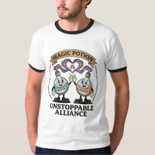 Botto Marke Unstoppable Alliance Retro Magie Potio T-Shirt