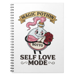 Botto Selbstliebe-Modus Vintage-Zaubertrank A Notizblock