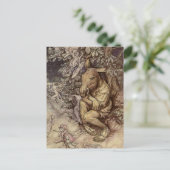 "Bottom and Titania" von Arthur Rackham Postkarte (Stehend Vorderseite)