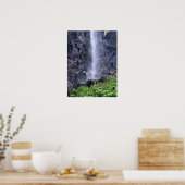 Bottom Bridalveil Falls, Yosemite, CA Poster (Küche)