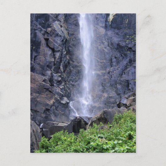 Bottom Bridalveil Falls, Yosemite, CA Postkarte (Vorderseite)