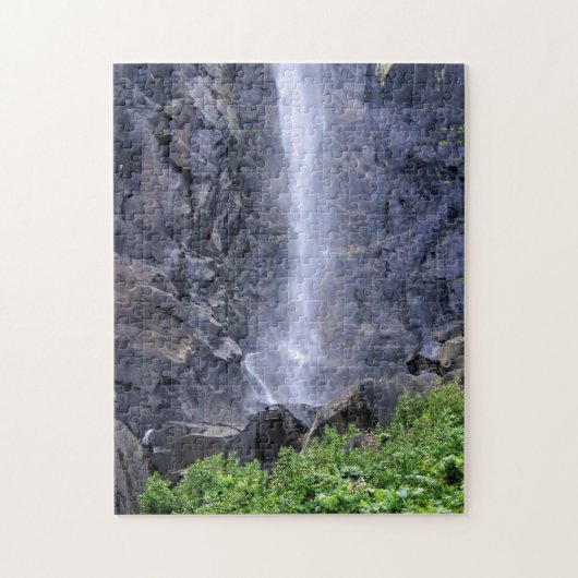 Bottom Bridalveil Falls, Yosemite, CA Puzzle (Vertikal)