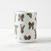 Bottom Lands Camo Coquette Bow for Women Deer Hunt Kaffeetasse (Mittel)