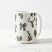 Bottom Lands Camo Coquette Bow for Women Deer Hunt Kaffeetasse (VorderseiteRechts)