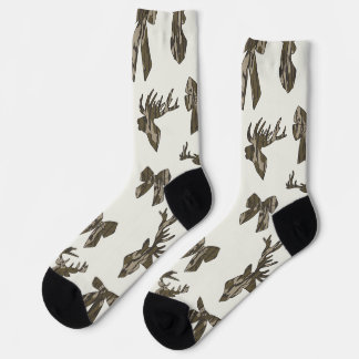 Bottom Lands Camo Coquette Bow for Women Deer Hunt Socken
