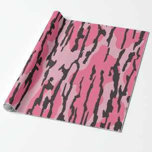 Bottom Lands Camo Rosa für Frauen und Mädchen Geschenkpapier