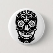 Bottom Sugar Skull Button (Vorderseite)