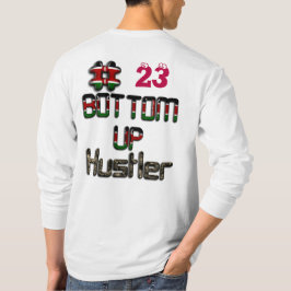 Bottom-up Hashtag Kenya 3D Flag Live Life Grosses T-Shirt