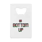 Bottom Up Kenya Peace Liebe und Unity Art Print Geldbeutel Flaschenöffner (Rückseite)