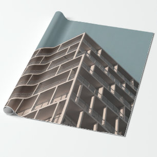 BOTTOMANSICHT AUF HOCHRANGIGES GEBÄUDE GESCHENKPAPIER