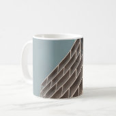 BOTTOMANSICHT AUF HOCHRANGIGES GEBÄUDE KAFFEETASSE (Vorderseite Links)