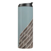 BOTTOMANSICHT AUF HOCHRANGIGES GEBÄUDE THERMOSBECHER (Nach links gedreht)