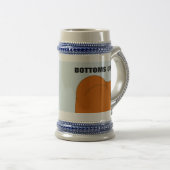 BOTTOME AUF BARE HINTERN FUNNY BIER STEIN BIERGLAS (VorderseiteRechts)