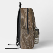 Bottomland Camo Patriotic Mallard Duck Camo Bedruckter Rucksack (Links)