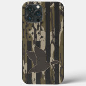 Bottomland Camouflage Duck Junting American Flag U Case-Mate iPhone Hülle (Rückseite)