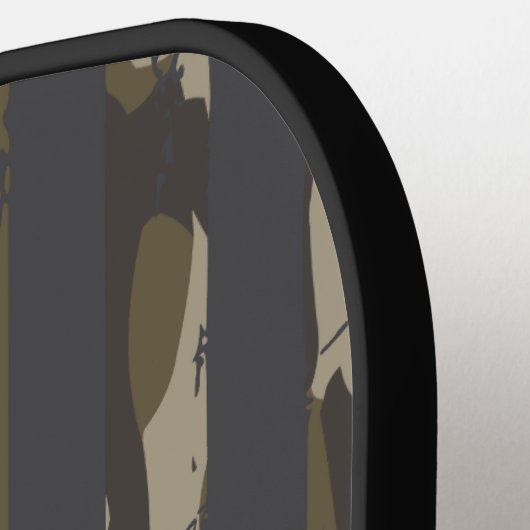 Bottomland Camouflage Duck Junting American Flag U Pickleball Schläger (Linke Seite)