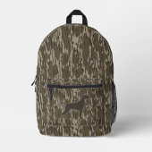 Bottomland Camouflage Hunter Jagd Jahreszeit Bedruckter Rucksack (Vorderseite)