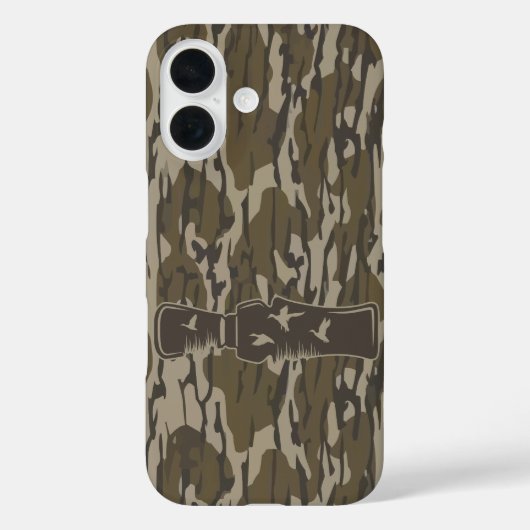 Bottomland-Camouflage nennen mich Duck Call Case-Mate iPhone Hülle (Rückseite)