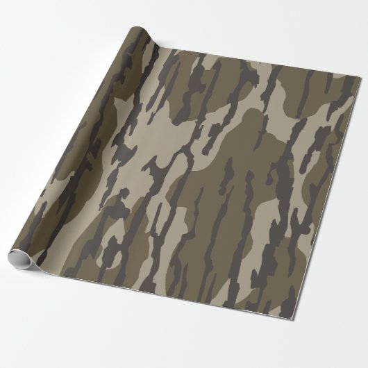 Bottomland Camouflage Old School Camouflage Geschenkpapier (Ungerollt)
