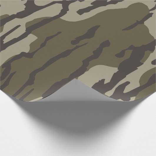 Bottomland Camouflage Old School Camouflage Geschenkpapier (Ecke)