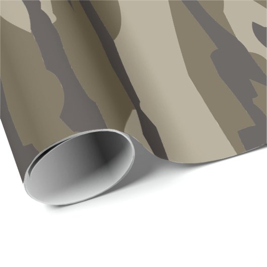 Bottomland Camouflage Old School Camouflage Geschenkpapier (Rolleneckpunkt)