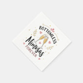 Bottomless Mimosas Forever Napkins - Brunch-Party Serviette (Ecke)